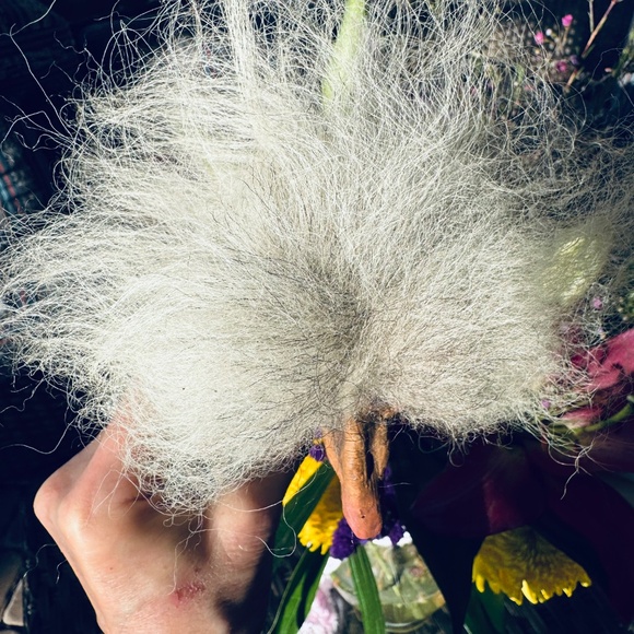 Old Hag Nyform Troll with Walking Stick - Picture 5 of 5